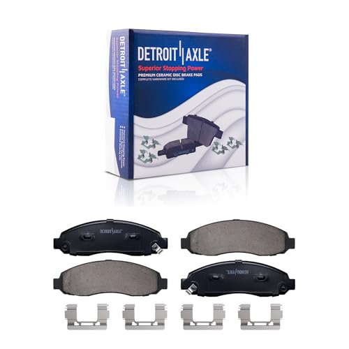 Image of Detroit Axle - Front Brake Pads for 2003-2004 Dodge Dakota, Ceramic Brake | Pads Replacement