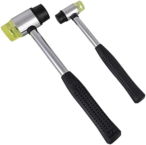 Geologenhammer Doppelkopf - Hochleistungsstahl Mit Gummigriff