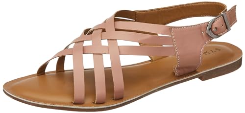 Amazon Brand - Symbol Womens PAG 163 C Nude Flat Sandal-7 Kids UK (AW20-AM-140) (B09T3HZMNS) Amazon Price History, Amazon Price Tracker