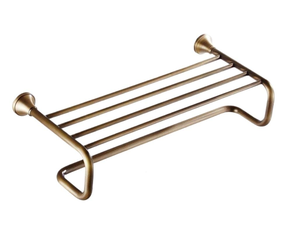 Towel Ring, Brass Mounted Shower Shelf with Towel Rack for Bathroom Accessories