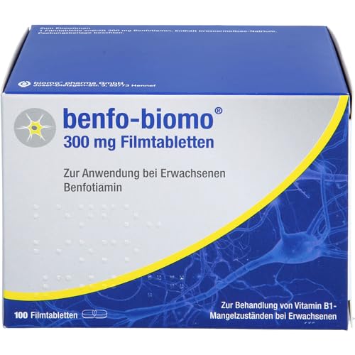 Benfo-biomo 300 mg Filmtabletten bei Vitamin B1-Mangelzuständen 100 St. Tabletten