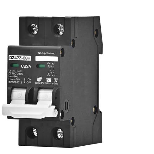 Disjoncteur 2P DC à déclenchement magnétothermique précis 50A tension 100V-250V