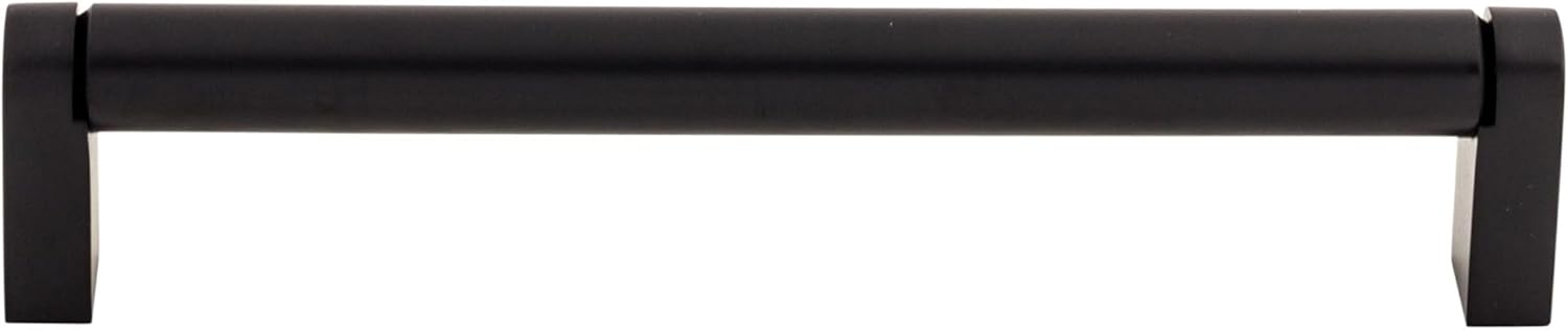 Top Knobs M1018 Bar Pulls Collection 6-5/16" Pennington Steel Bar Pull, Flat Black