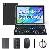 COOPERS Tablet Android 15, tablet de 10 polegadas, 18 GB de RAM +