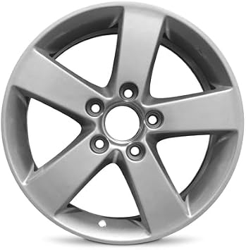 New OEM Replacement Wheel for 2006-2011 Honda Civic 16x6.5 inch Aluminum Rim Silver Painted Fit 205/55R16