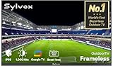 SYLVOX 55-Inch Outdoor TV for Patio & Backyard, Ultra-Narrow Bezel,...