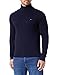 Produktbild Tommy Hilfiger Herren Pullover Pima Cashmere Roll Neck mit Rollkragen, Blau (Desert Sky), L