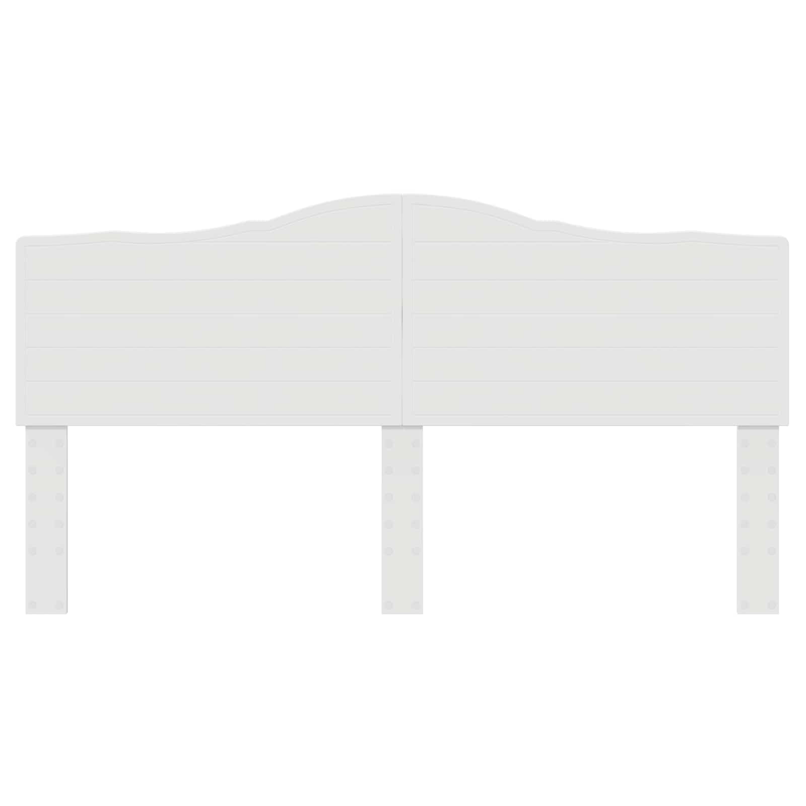 vidaXL Testiera Bianco Legno Multistrato, Testiera Letto Moderna, Design Retangolare, Mobili Minimalisti, Decorazione Resistente per Camera da Letto