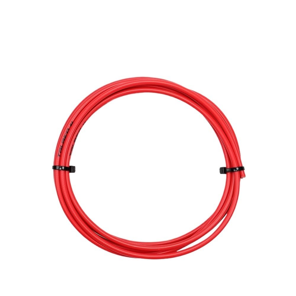 Brake Cable 300cm Wire for Bicycle Bike Shifters Derailleur Brake Cables Shift Cable Tube 4mm/5mm MTB Road Shifter Line(Brake Red)