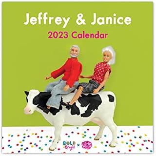 Official Bold & Bright - Jeffrey & Janice 2023 Wall Calendar - Funny Calendar 2023 - Christmas Gifts For Women - Stocking Fillers - Birthday Present Ideas For Him Her - Sold by Brainbox Candy