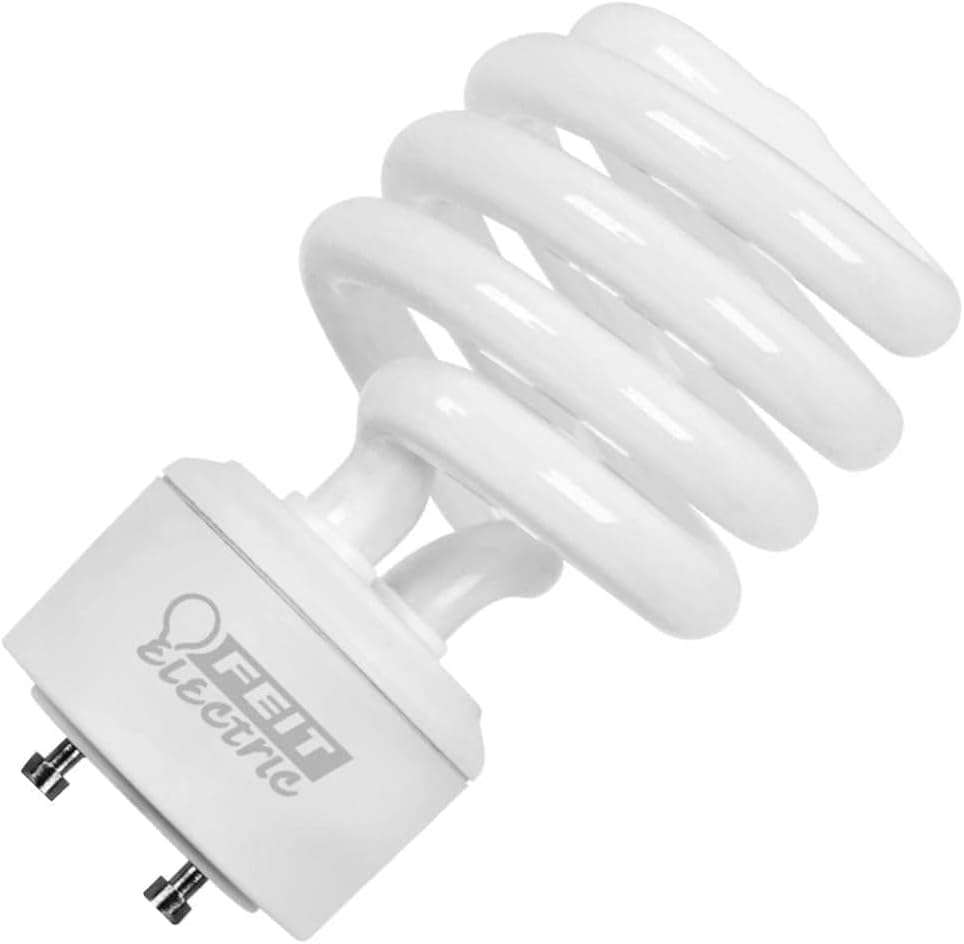 Replacement for Feit BPESL23TM/GU24, 23 Watt, 2700K, Spiral Compact Fluorescent Light Bulb (2 Pack)