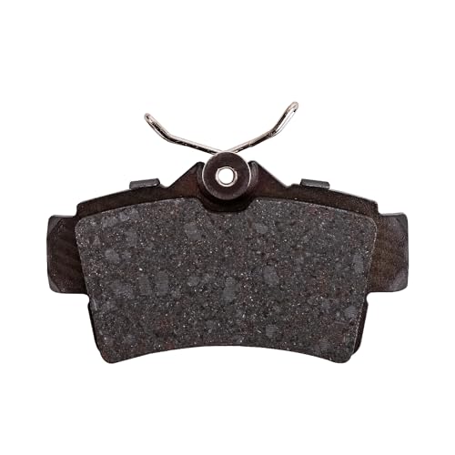 Image of Detroit Axle - Rear Brake Pads for Ford Mustang 1994-2004, Ceramic Brake Pads w /Hardware 1995 1996 1997 1998 1999 2000 2001 2002 2003 Replacement