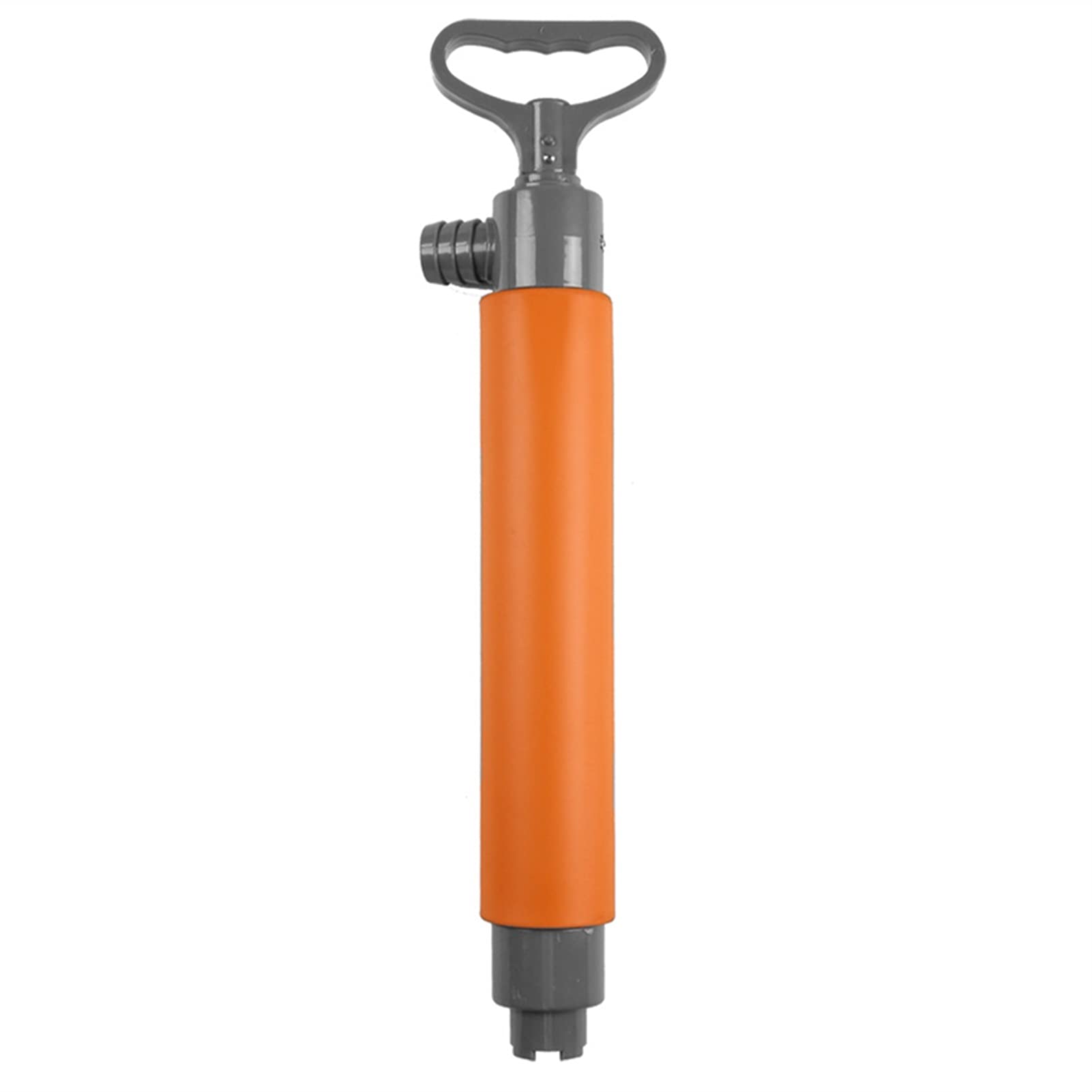 Elektrische Luftpumpe, 46 cm, Kajak-Handpumpe, Kanu, schwimmende Kunststoff-Hand-Lenzpumpe für Notüberleben, Rettung, Wassersport, Bootszubehör für Schlauchboote und Paddelbretter (Farbe: Orange)