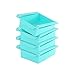 GEEZY Fridge Storage Organiser Retractable Fridge Drawer Under shelf Space Saving Storage Basket Fruit and Veg Containers Set of 4