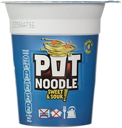Pot Noodles Exotic Selection Pack 3 Varieties 4 of each Flavour. 12 Great, Quick Snacks for On The Go meals.