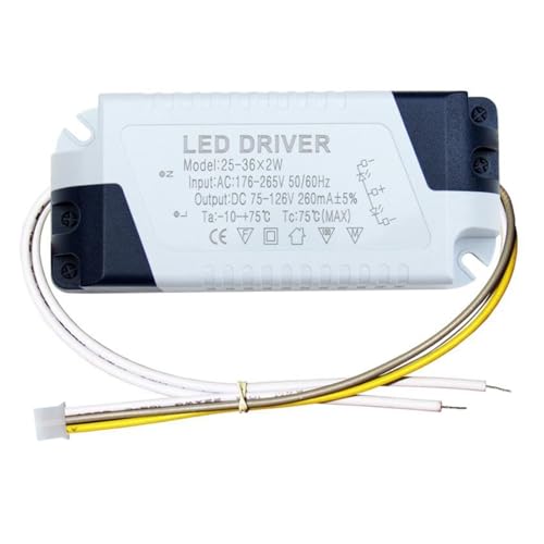 Redresseur de lampe LED 36-50x2W pour réparer un plafonnier tricolore en panne