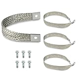 4Pcs Heavy Duty Engine Braided Ground Strap Battery Starter Chasis Body Frame Grounding Wire Straps Kit...