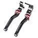 MTO GZYF Short Brake Clutch Lever Set for Suzuki GSXR 600 750 2006 2007 2008 2009 2010 & GSXR1000 2005 2006