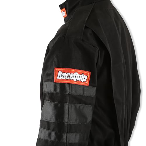 RaceQuip® 110003RQP 110 Series 1-Pc Driving Suit - SFI 3.2A/1 - Black - Medium by RaceQuip - Image 2