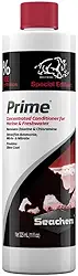 Seachem Prime - utilizado para o tratamento do aquário, auxiliando na desintoxicação completa dos metais pesados e tóxicos encontrados na água da torneira - 325 ml (25% bonificado)