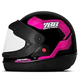 Pro Tork Capacete Sport Moto 788 58 Preto/Rosa