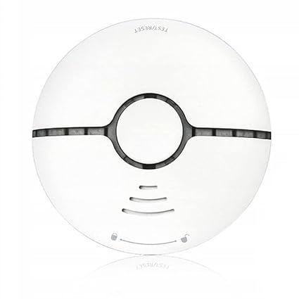 MOES WiFi Smart Smoke Alarm Detector Small Size Siren Alexa & Google Assistant | Fire 85dB Loud Sound | Detector | App Notification| Smart Life & Tuya APP