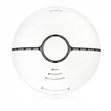 MOES WiFi Smart Smoke Alarm Detector Small Size Siren Alexa & Google Assistant | Fire 85dB Loud Sound | Detector | App Notification| Smart Life & Tuya APP