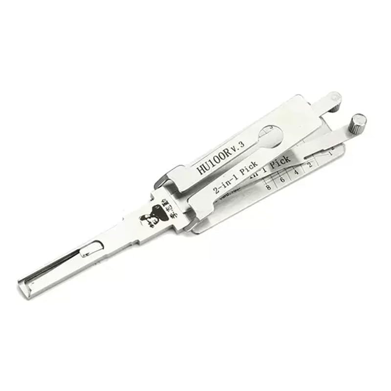 Auto HU100R LiShi 2 in 1 Lock Pick and Decoder for Car, Car Key Reader, Professional Locksmith Tools (HU100R)