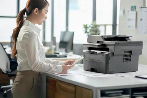 Image of B Printer DCP-B7640DWB (New Launch) Auto Duplex Multi-Function WiFi Monochrome Laser Printer,30 PPM,Multifunction Print Scan Copy,LCD (Toner Cartridge)