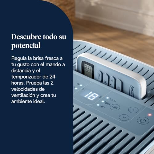 Miniatura 5 de (Usado) De Longhi Pinguino Compact Pac Es72 Young Aire Acondicionado Portátil 8.300 Btu H, 2,1 Kw, Hasta 60m , Función Deshumidificador Y Ventilación, Temporizador 24 Horas