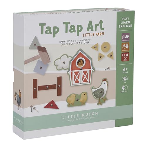 Little Dutch Hammerspiel Nagelspiel Tap Tap Art (Little Farm)