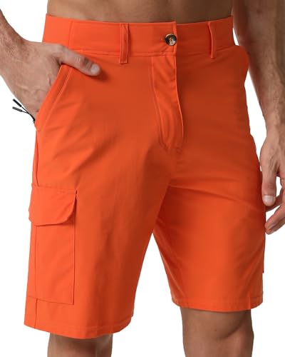 Image of Men's Lightweight Hiking Work Cargo Shorts 9 inch-5 Pockets