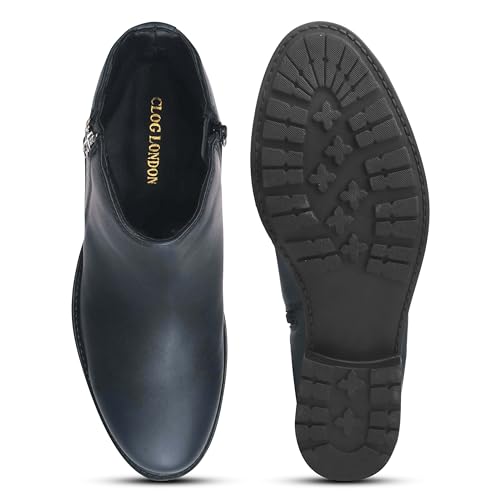 Image of CLOG LONDON Ankle Boots for Women With Side Zipper | Fashionable and Comfortable Boots for Casual and Office Wear