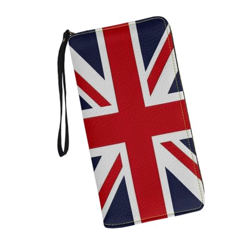 British Flag Print Women Wallets Long Zipper Coin Purse Card Holder Handbags Wallet Purses Clutch Money Wristlet Bags