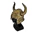 LOOYAR Kids Medieval Viking Horned Helmet Berserker Soldier Warrior Costume Hat Toy for Battle Play Halloween Cosplay (Bronze)