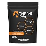 Thrive Daily - Amino Acids Supplement for Dogs - Supports Muscle Health, Energy, Healthy Joints, Skin & Coat - Suitable for Dogs All Ages & Sizes - 30 Soft Chews, 4.8oz