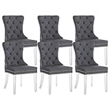 KCC Velvet Dining Chairs Set...