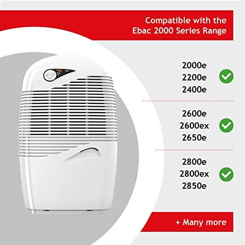 Spares2go Carbon Filter compatible with Ebac 2000 Series 2800e 2800ex 2850e Dehumidifier