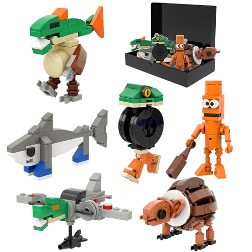 WDYTWFA Brainrot Building Blocks Set 290PCS 6-in-1 Viral Meme Figures brainrot Toys, STEM Construction Toys for Ages 6+, DIY Creative Building Kit (with Gift Box)