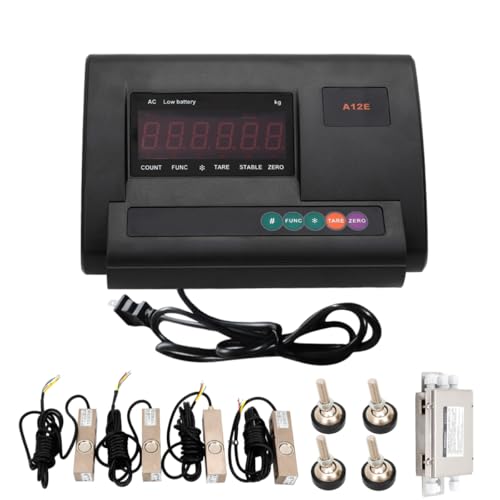 Kit Báscula Ganadera con Indicador Peso 17637lbs LED 110V miniatura 1