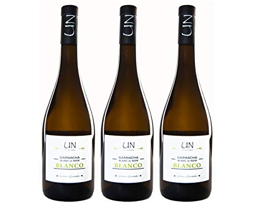 UN Garnacha Blanc de Noir - Vino Blanco - 100% Garnacha Tinta - Bodegas Ejeanas - Caja 3 Botellas de 750ml Cover