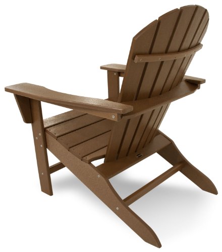 Polywood Sba15Te South Beach Adirondack Chair, Teak #TOP4