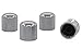 Metal Chrome Dome Control Knobs for Electric Guitar or Bass 4pcs