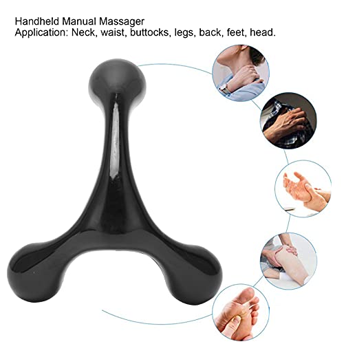 Anggrek Manual Massager, Mini Handheld Manual Massager Full Body Massage Tool For Waist Neck Foot Leg Head #TOP5