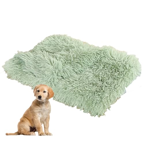 Dog Blankets for Large Dogs Washable, Pet Throw Blanket, Dog Bed Blankets, Soft Pet Mat Throw Cover for Kennel Crate Bed, Flannel Throw for Kitten Puppy (Color : Green, Size : C)