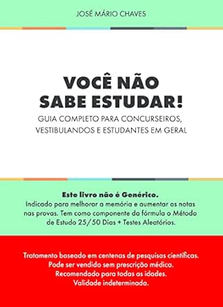 Você não sabe estudar! (2026)