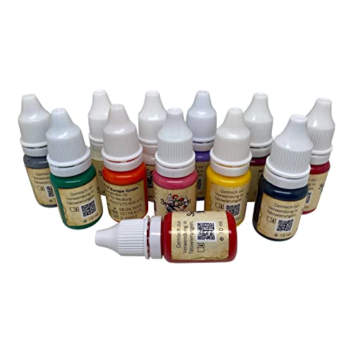 Sailor Jerry Tattoofarbe Dunkelgrau 10 Ml – REACH-konform, Made In Germany Mit Zertifikat
