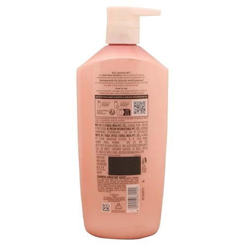Image of L'Oreal Paris Glycolic Gloss Shine Boosting Shampoo, 1 Ltr Bottle