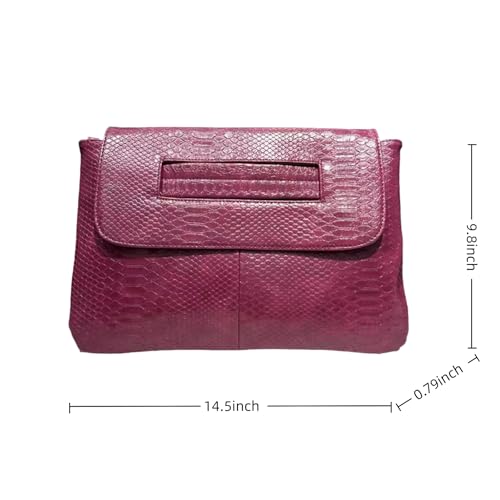 Image of Women Classic Crocodile Pattern Faux Leather Clutch Purse Oversized Female Shoulder Bag Messenger Handbag