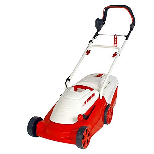 QJJML Electric Lawn Mower, Household Push Lawn Mower, 1200W,40Mpowercord